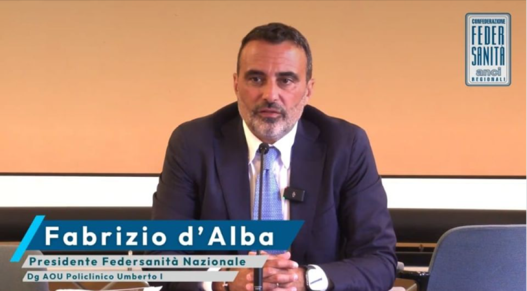 È Fabrizio d’Alba il nuovo Presidente di Federsanità Nazionale